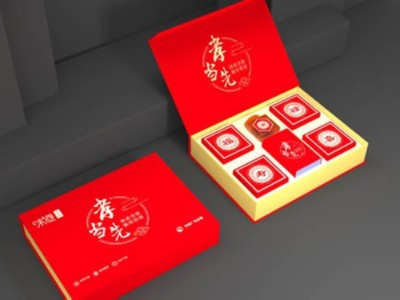 济南礼盒厂家剖析，如何选择月饼包装盒定制的材质和色彩？